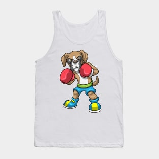 Dog as Boxer with Boxing gloves Tank Top